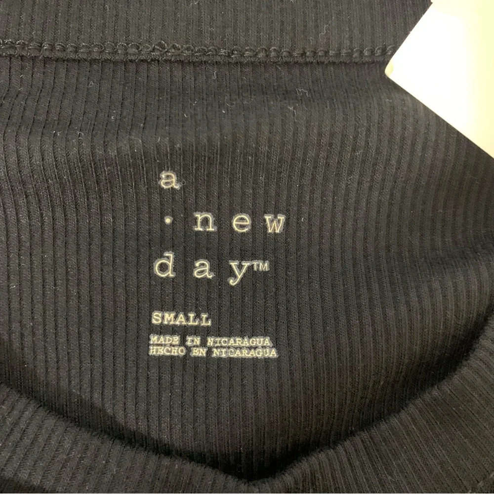 A New Day Black Sleeveless Tank - Size Small - Picture 3 of 5